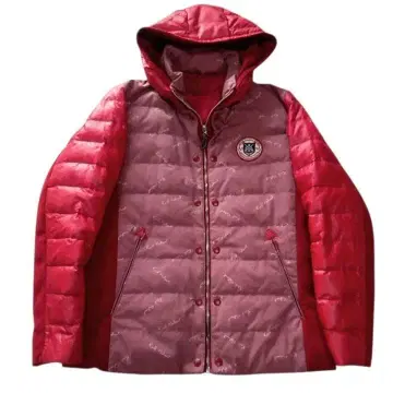 고품질 Karl Helmut 칼 헬무트 랜덤 로고 절개 다운 M