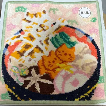 페이러 손수건 오조우니모치모치 고양이