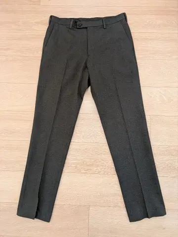 UNIQLO 감동 팬츠 울 라이크 다크 그레이 미사용