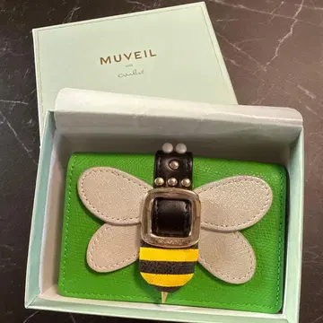 MUVEIL 뮤베일 카드 케이스 도트 무늬 벌