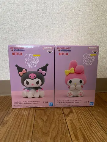 마이멜로디 & 쿠로미 피규어 2체 세트