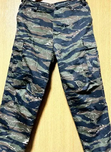 미군 BDU 카고 팬츠 복각 S 타이거 카모