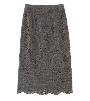 내추럴 뷰티 베이직 몰 레이스 내로우 스커트