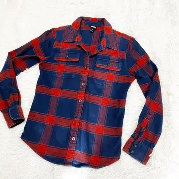 patagonia 오가닉 코튼 100% 체크 플란넬 셔츠 M 상당