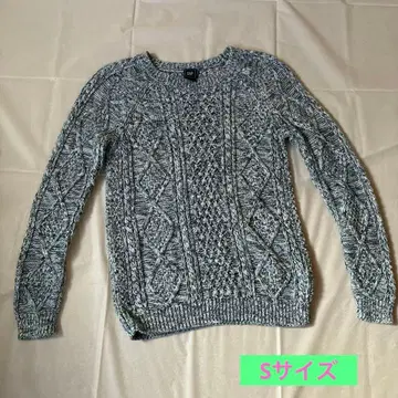 GAP 케이블 니트 스웨터 S 그레이 계열