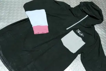 가을/겨울 댄스위드드래곤 기모 하프 지퍼 후드티 셔츠 4/BK