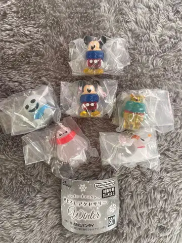 디즈니 메지루시 액세서리 winter 미키 2점 베이맥스