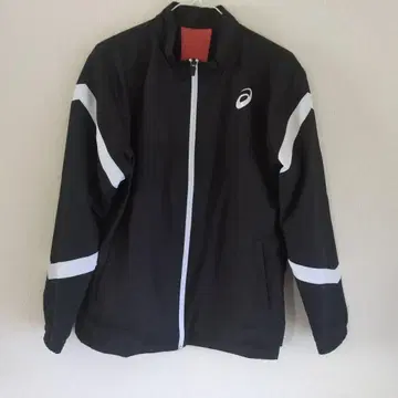 ASICS 윈드브레이커 블랙/화이트