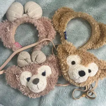 디즈니 시 더피 머리띠 미니백 4종 세트