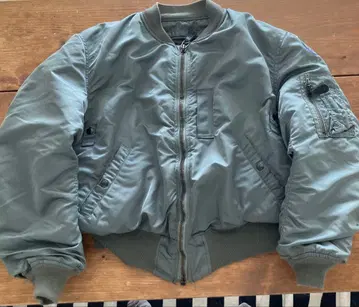 USA제 알파 B-15D ma-1 M 품번 70s 플라이트 자켓