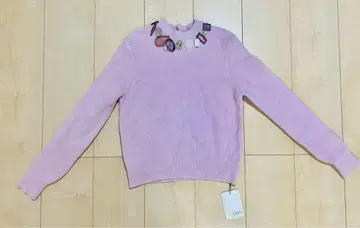 [ 택 포함 새상품 ] snidel 비쥬 백리본 니트