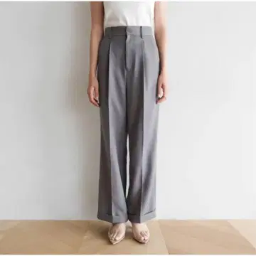 Sea Room lynn 파우더리 트윌 더블 헴 팬츠