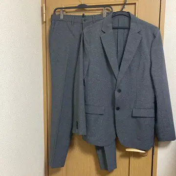 GU 그레이 캐주얼 수트 세트