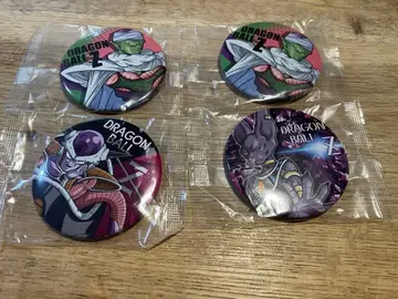 드래곤볼 캔뱃지 4개 세트