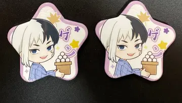 Dr.STONE 달맞이 아사기리 겐 별 모양 캔뱃지