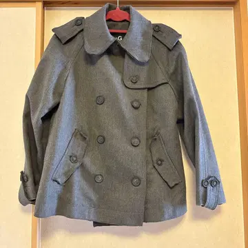 D&G 그레이 울 피 코트