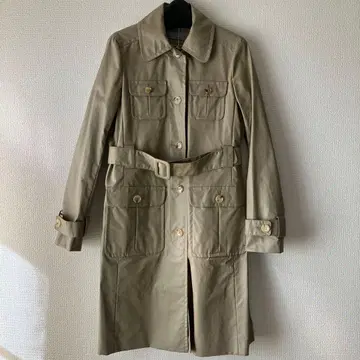 미사용 theory luxe 트렌치코트 수지 코팅 일본제 42