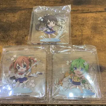 하이스쿨 프리트 극장판 아크릴 참 특전 3종 세트