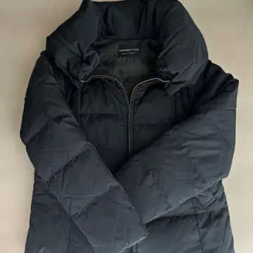 STRAWBERRY FIELDS 블랙 2웨이 다운 자켓