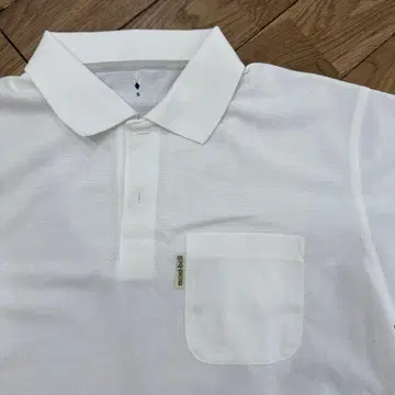 WIC. 피케 셔츠 S 화이트 남성용 몽벨 #1114228