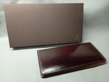 [ 귀중 ] 츠치야 가방 장지갑 코도반 다크 브라운