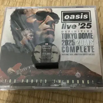OASIS DEFINITIVE TOKYO DOME 2025 4CD 특전
