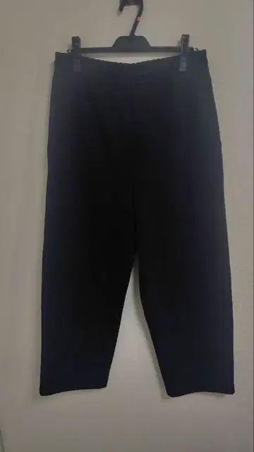 UNIQLOC 맨투맨 와이드 팬츠 블랙 사이즈 L 유니클로 블랙 와이드