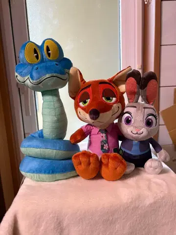 주토피아 2 봉제 인형 닉 주디 게리