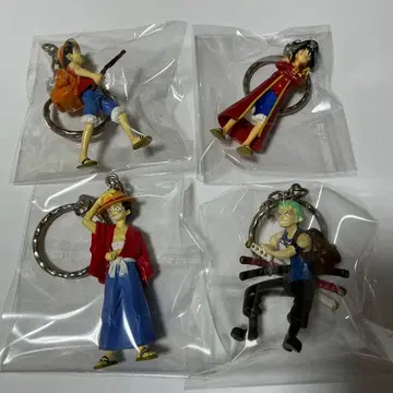 원피스 피규어 키링 4개 세트 루피 조로