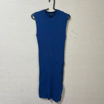 Aga 블루 니트 원피스 38