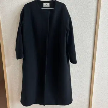 N. JAPAN FABRIC 노카라 롱 코트