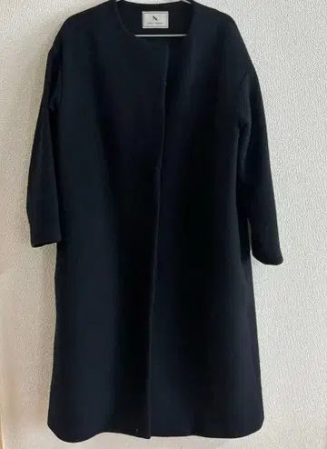 N. JAPAN FABRIC 노카라 롱 코트