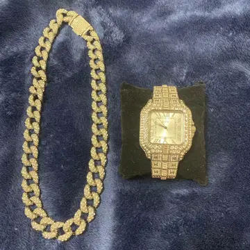 실버 체인 목걸이 약 50cm 손목시계