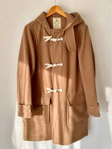 Beams 더플 코트 M 브라운