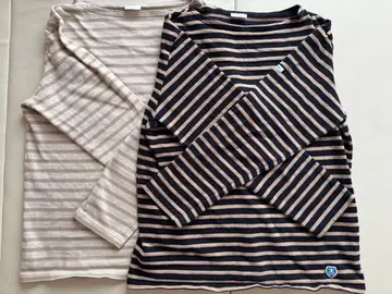 ORCIVAL 스트라이프 긴팔 T셔츠 2장 세트