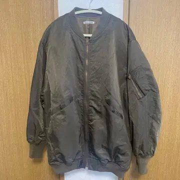 [ 새상품급 ] Plage R IAM MA1 블루종 브라운 38