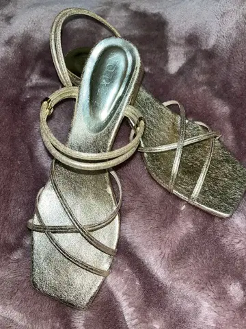 르 탈론 LE TALON 3.5cm 스퀘어 2WAY 샌들 에크루