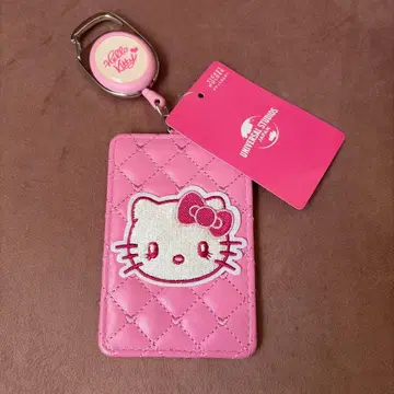 USJ 키티 릴 포함 패스 케이스 티켓 홀더