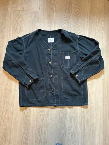 coen x SMITH'S 노카라 워크 자켓 L 블랙