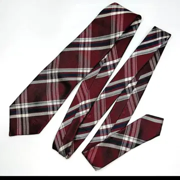 BLACK LABEL 체크 패턴 넥타이