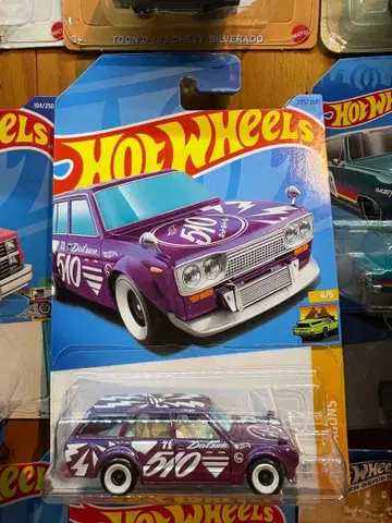 핫 휠 Datsun 510 보라색 4/5 블루버드
