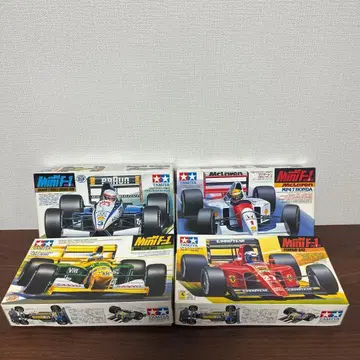 Tamiya miniF1 모델 세트 4대
