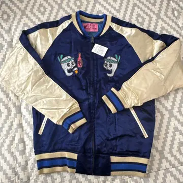 EFFE 스카잔 네이비/베이지 하라주쿠 한정판