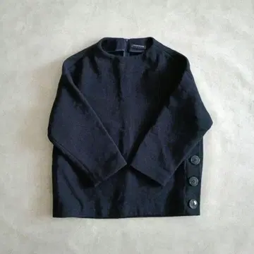 투모로우랜드 울 소재 상의 네이비 36