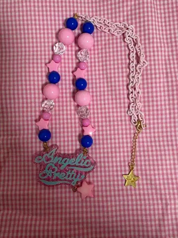 Angelica Pretty Neon Music 목걸이 핑크