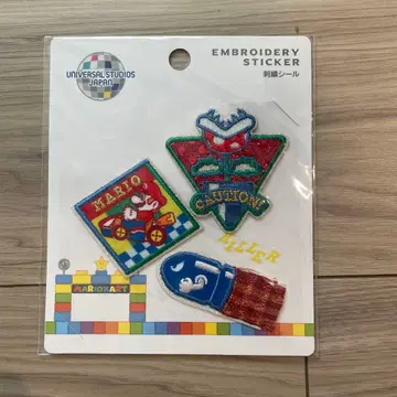 USJ 슈퍼 마리오 자수 씰 세트