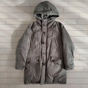 마가렛호웰 후드 부착 그레이 다운 자켓