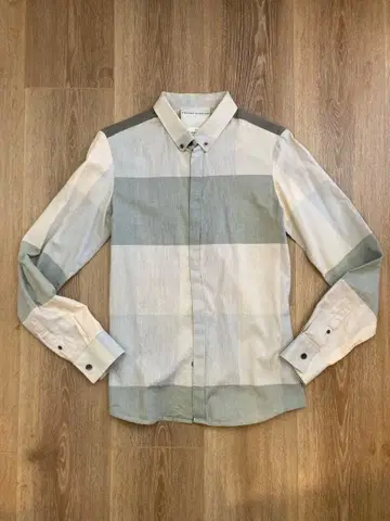 스테판 슈나이더 셔츠 이소재 디자인 사이즈 3 그레이 계열