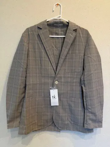 [ 택 포함 새상품 ] tk.TAKEO KIKUCHI 글렌체크 자켓 L