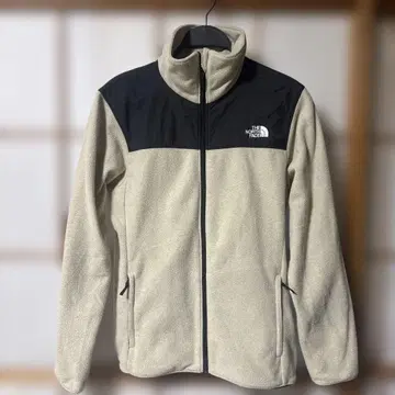 THE NORTH FACE 플리스 자켓 크림색/블랙